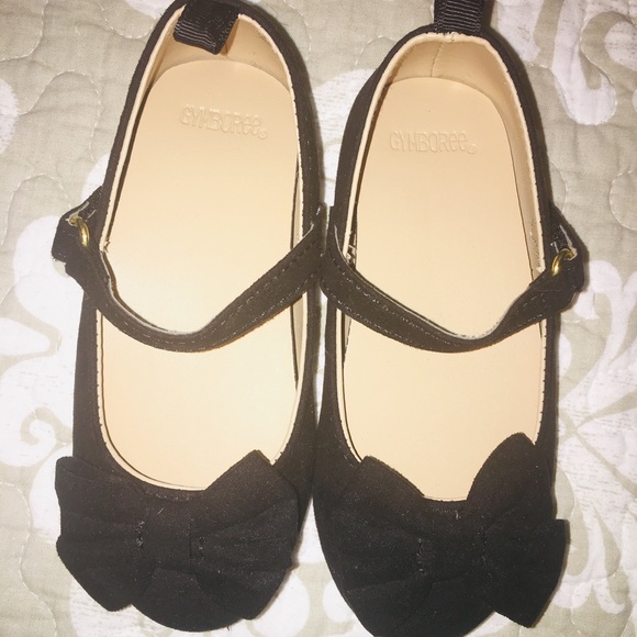 Gymboree Black Mary Jane flats. Black. Sz 7 - Picture 3 of 4